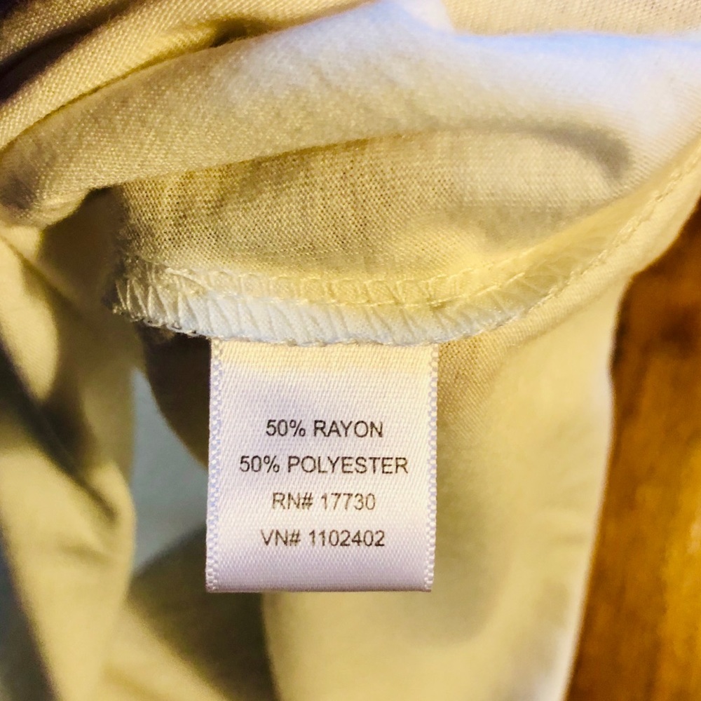 XHILARATION Off White Ruffle Blouse - NWOT - Picture 4 of 5